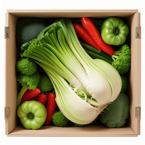 Keto diet basket full with vegetables