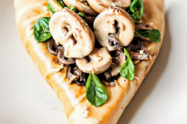 crepe recipe filled with cheese mushrooms and spinach