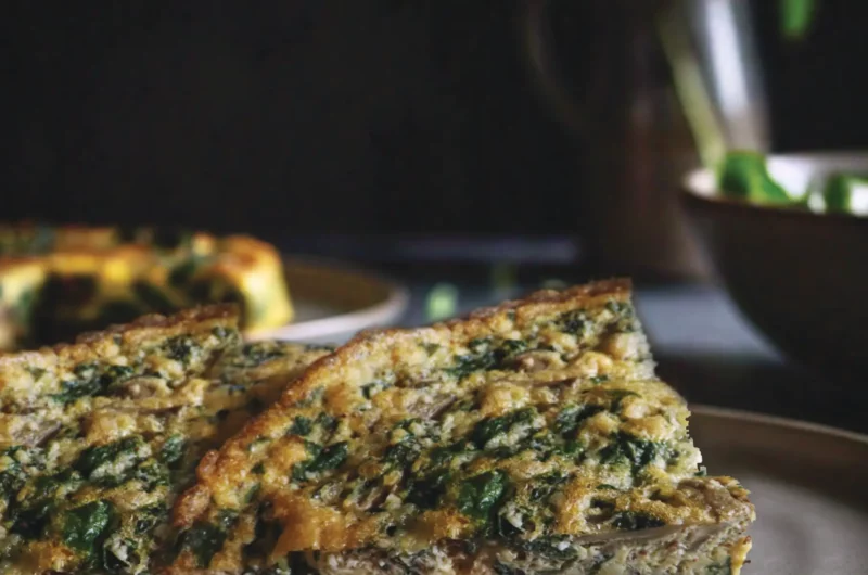 Easy and Delicious Spinach and Mushroom Frittata Recipe