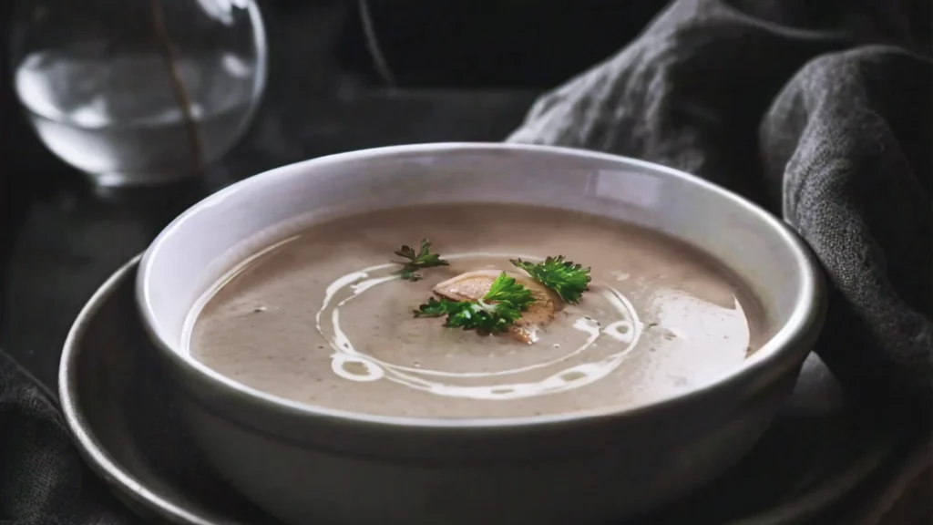 Dried Porcini Mushroom Soup