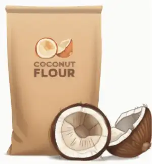 Keto Pantry Staples List - Coconut Flour Illustration