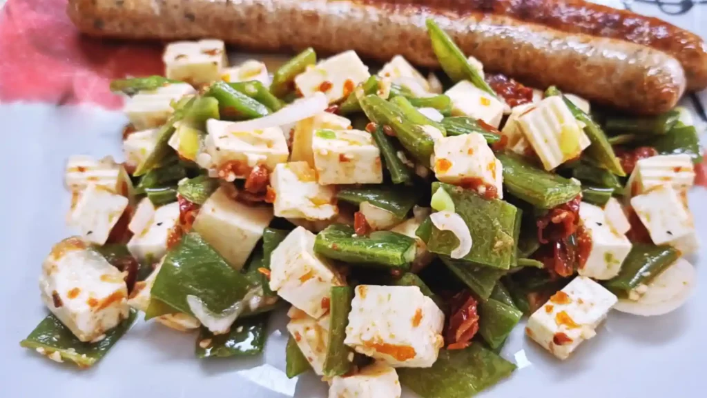 Mediterrean Green Bean Feta Tomato Salad 7 Green Bean Feta Tomato Salad