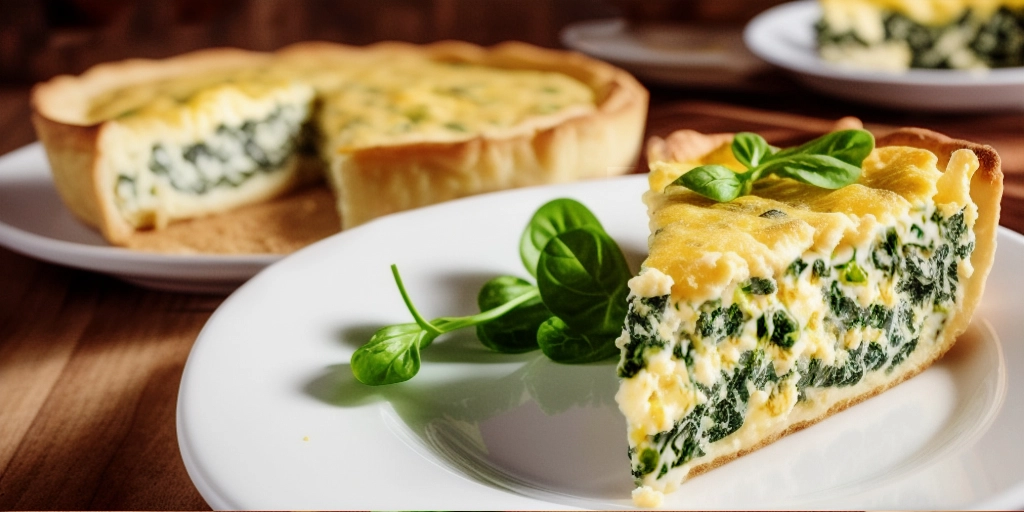 Collared geens nutrition - Easy Spinach & Cheese Quiché