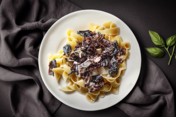 morel mushrooms creamy pasta