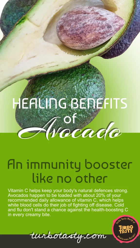 Health benefits of avocado, ripe avocado as an imunity booster