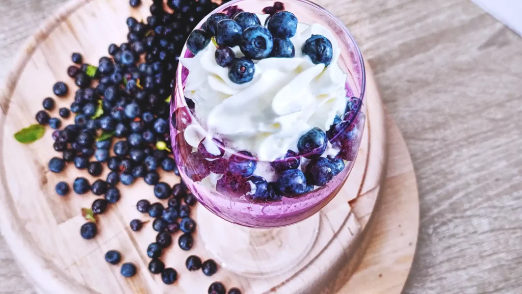Wild Blueberry Chia Seeds Pudding - Featured