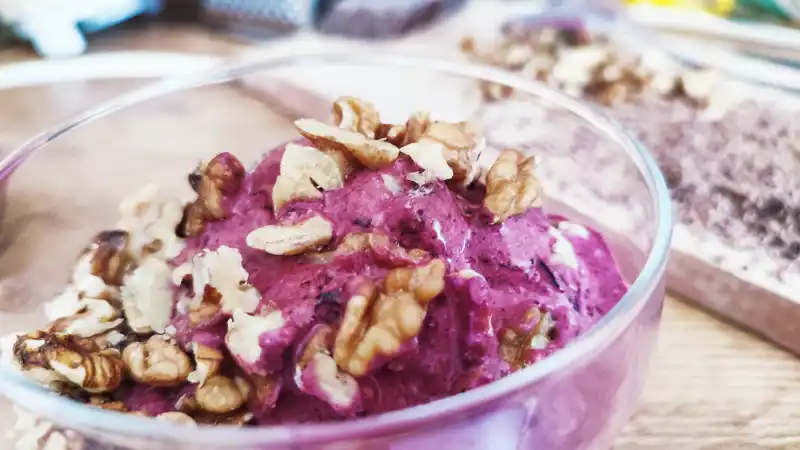 Wild Blueberry Ice Cream - Instant Keto Ice Cream