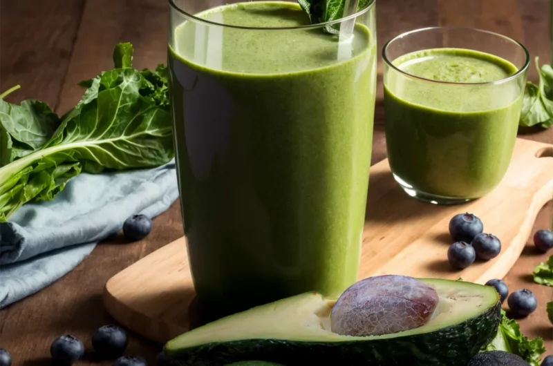 Super Simple Avocado & Collard Greens Smoothie