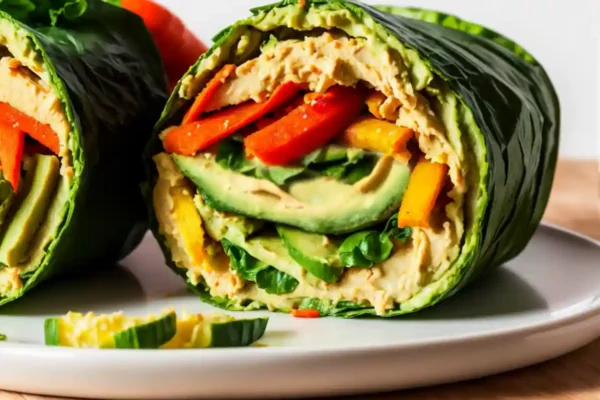 Steamed Collard Green Wraps