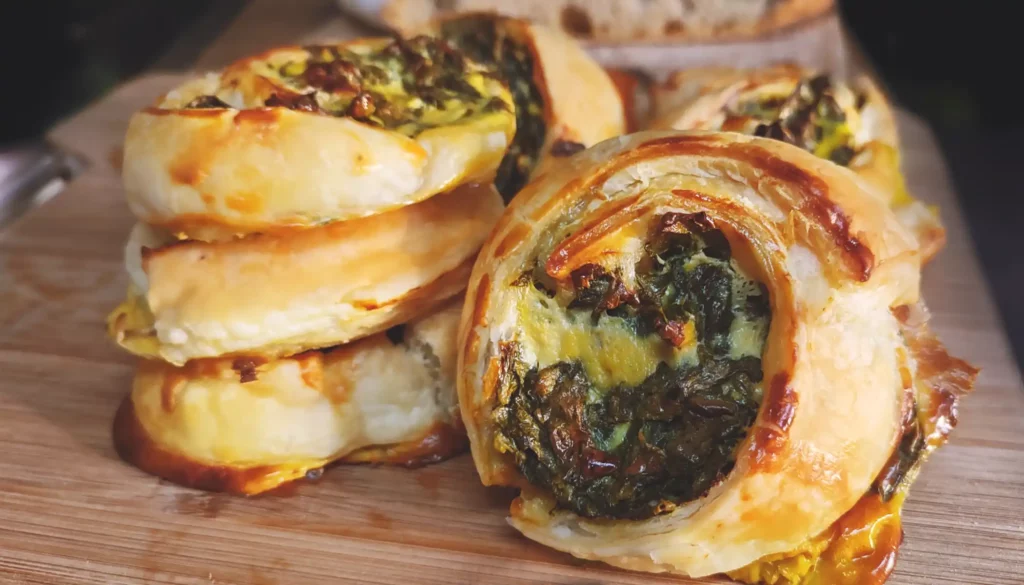 Recipe for Spinach Puffs side