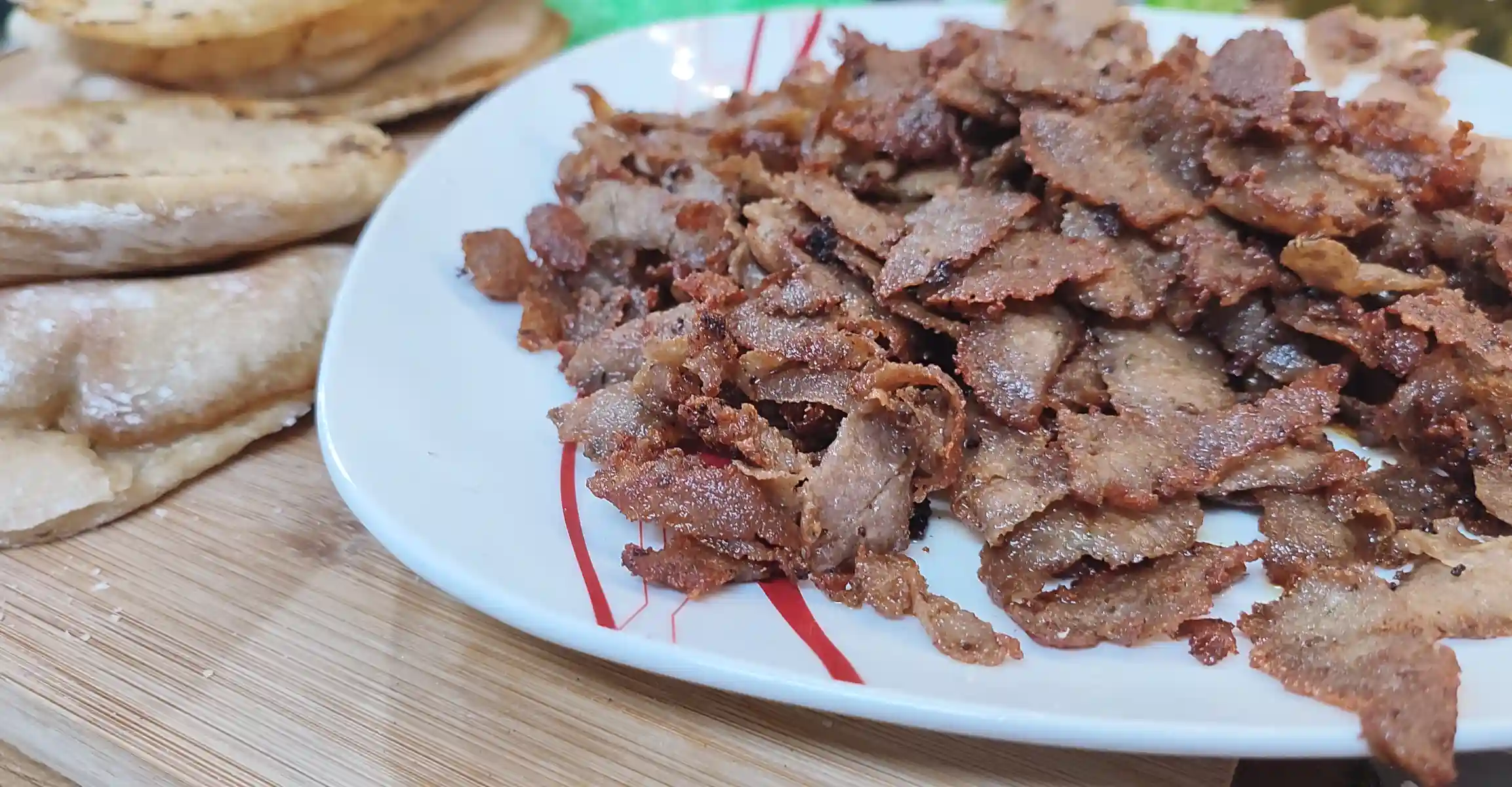 Homemade kebab outlet meat