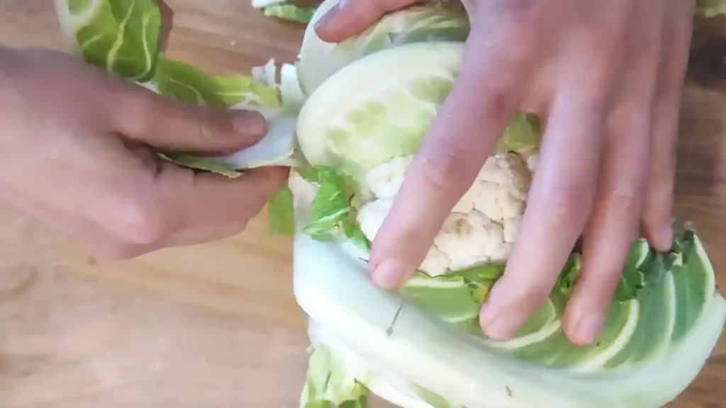 How to Clean Cauliflower - Step 1
