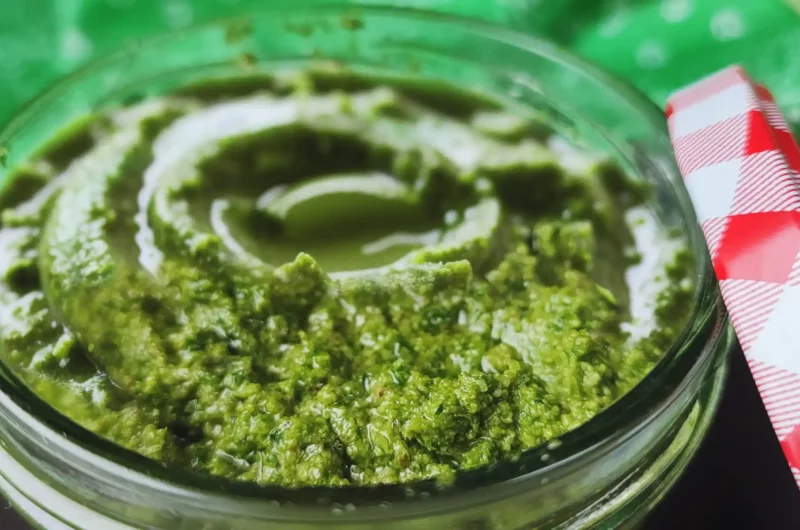 Wild Garlic and Walnut Pesto