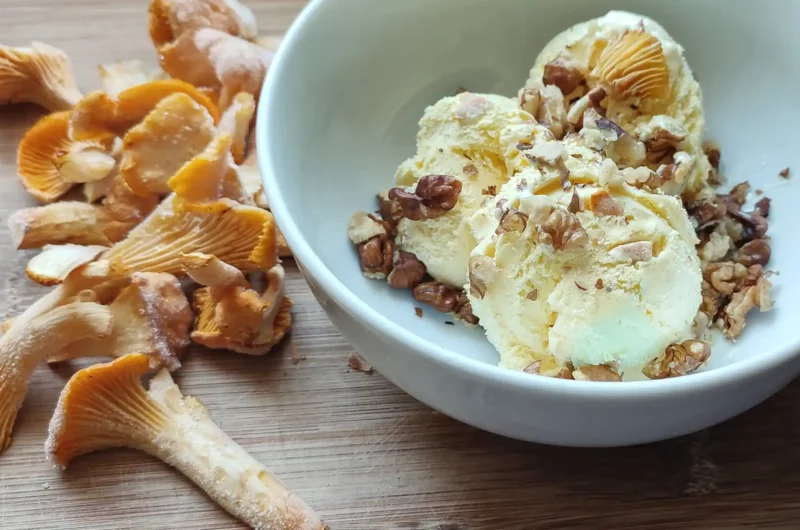 Easy Chanterelle Mushroom Ice Cream