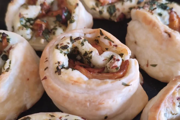 Chanterelle Mushroom Pinwheels