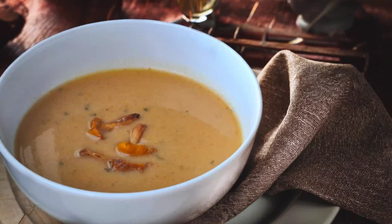 Chanterelle Mushroom Soup No Cream