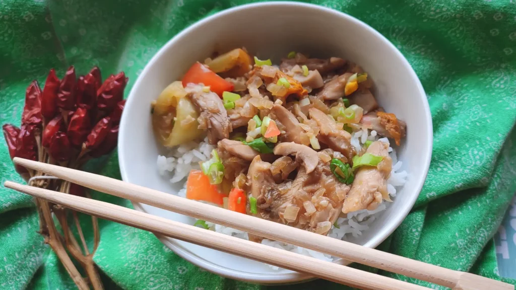 Mushroom and Pepper Stir Fry in Post