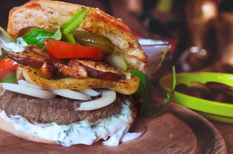 Gourmet King: Porcini Mushroom Burger