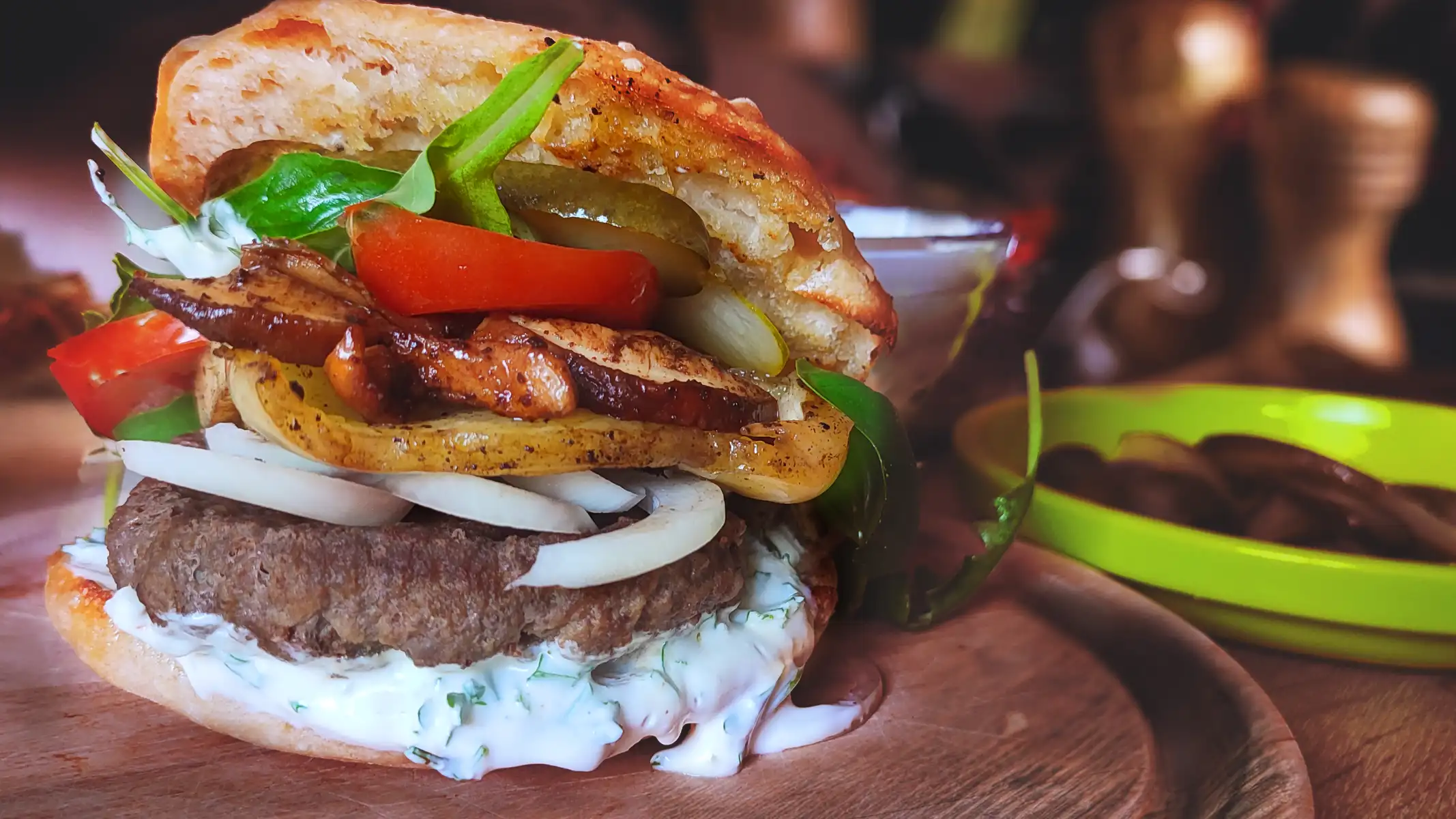 Porcini Mushroom Burgers