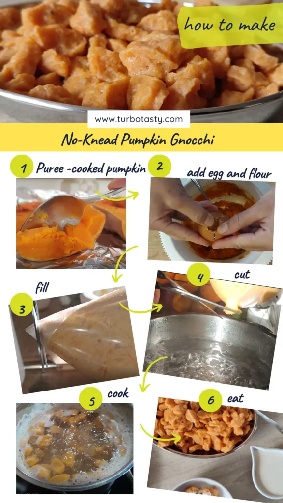 How to make Pumpkin Gnocchi - Picture Steps