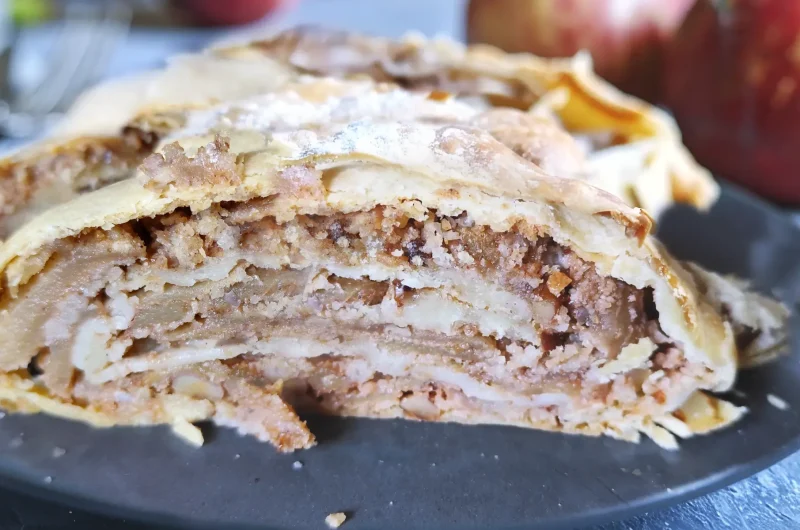 Austrian Apple Strudel Recipe – with Homemade Dough (Apfelstrudel)
