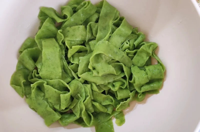 Homemade Easy Wild Garlic Pasta Dough